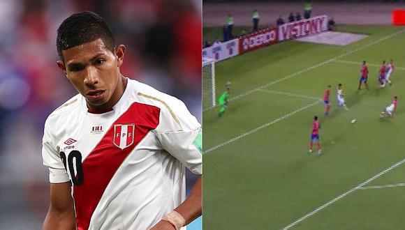 Perú vs. Costa Rica: el blooper de Edison Flores tras pase de Benavente