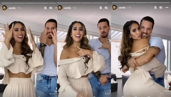 Camilo compartió en su cuenta de Instagram el Tik Tok de Melissa Paredes y Anthony Aranda. (Foto: Instagram @camilo)