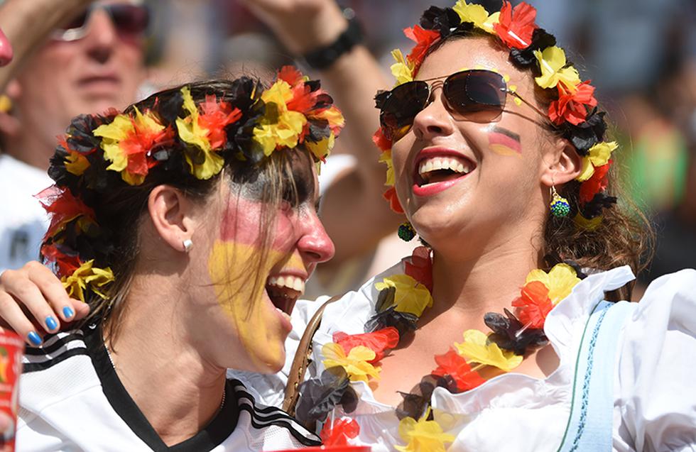 Mundial Brasil 2014: Hinchas de Alemania y Francia viven el partido con intensidad [FOTOS]