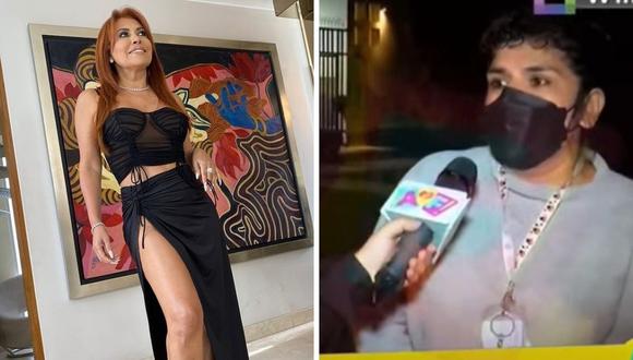 La conductora de televisión criticó la entrevista a la nana de la hija de Melissa Paredes en “Amor y Fuego”. (Foto: Instagram / captura Willax TV)