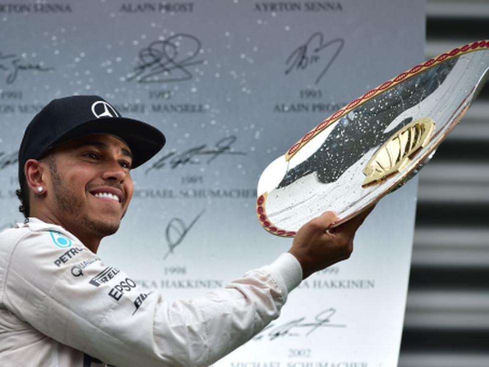 Lewis Hamilton ganó el Gran Premio de Bélgica [FOTOS]