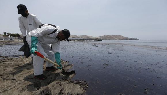 Los trabajos de limpieza en el mar y el litoral alcanzan un avance del 92%, según Repsol. (Foto: GEC)