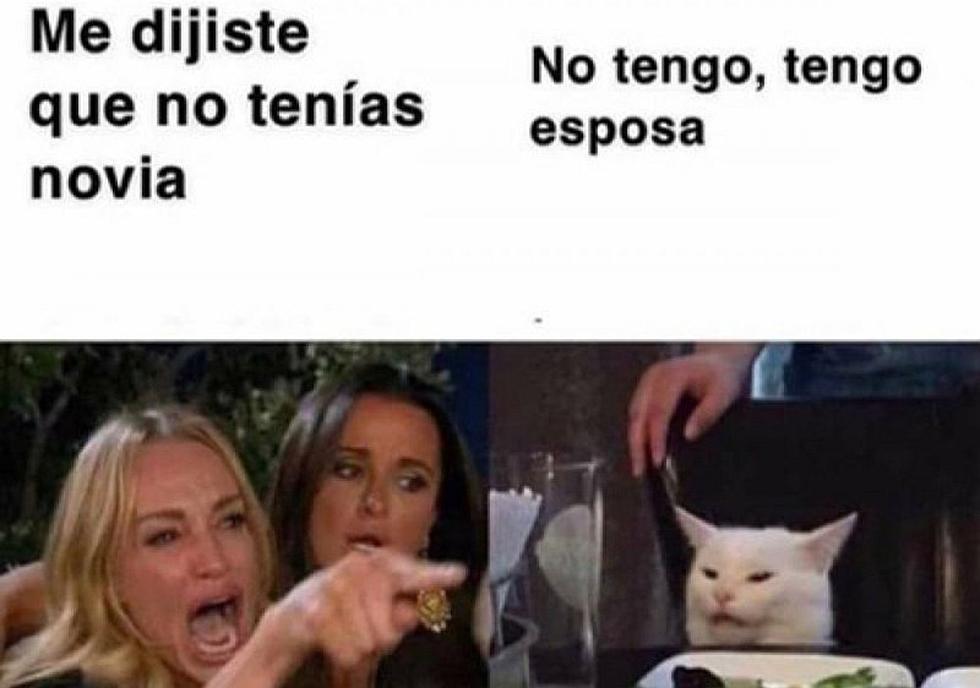 ¡Llegó el vacilón! Meme del gato y la mujer gritando | Mira las 20 mejores imágenes que te harán matar de risa | FOTOS