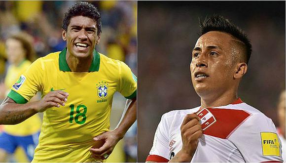 Perú vs. Brasil: ​Paulinho destacó el juego de Christian Cueva [FOTO]
