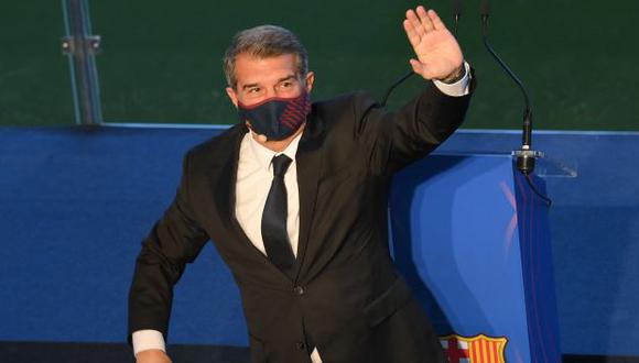 Joan Laporta asumió como presidente de Barcelona en marzo pasado. (Foto: AFP)