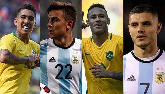 Brasil vs. Argentina: los 5 cracks más valiosos de cada selección