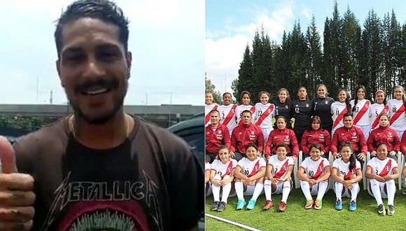 Paolo Guerrero y el mensaje de aliento a selección peruana femenina sub 20