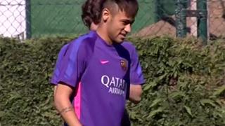 Barcelona:​ Neymar y Claudio Bravo se unen al entrenamiento azulgrana [VIDEO]
