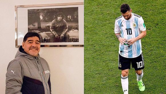 Maradona pide a Lionel Messi que "no se deje usar por la Selección Argentina"