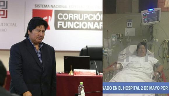 Edwin Oviedo seguirá en el Hospital Dos de Mayo por problemas cardiacos