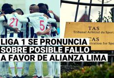 Liga 1 se refiere al caso de Alianza Lima: “Vamos a acatar lo establecido por el TAS”
