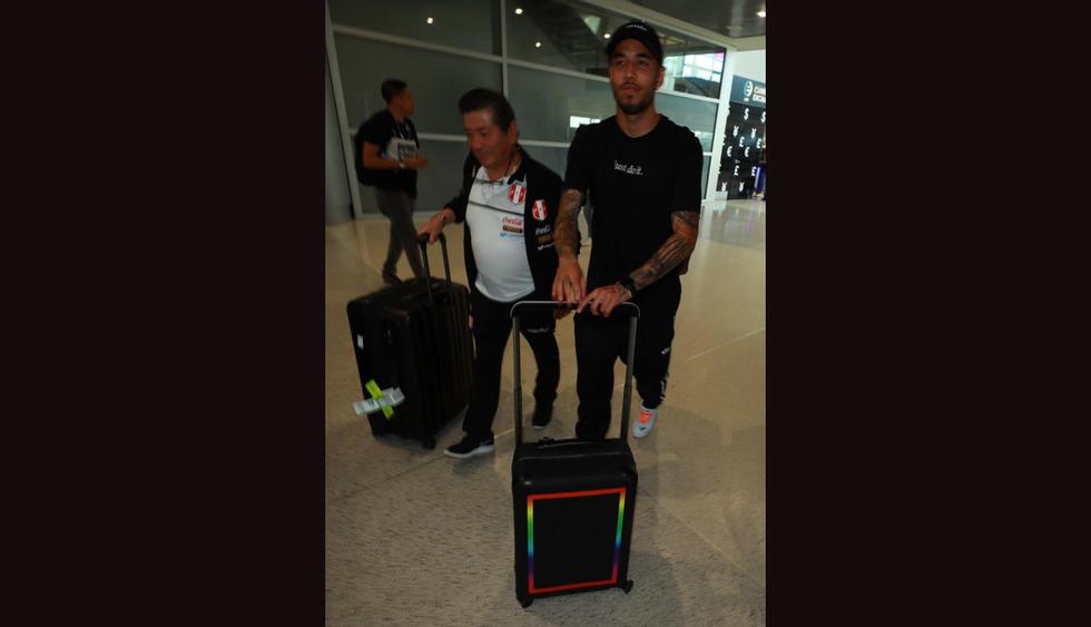Cristian Benavente, Miguel Trauco, Sergio Peña y Renato Tapia llegaron a Estados Unidos. (Foto: Daniel Apuy - GEC)