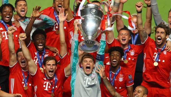 Con gol de Coman, Bayern Múnich venció 1-0 a PSG de Neymar y Mbappé y es el nuevo campeón de la Champions League 2019-20. FOTO: UEFA