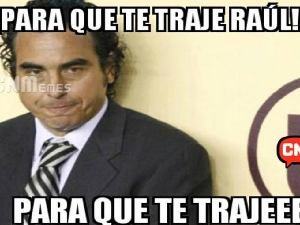 Raúl Fernandez  y los memes tras terrible blooper [FOTO]
