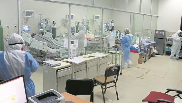 Las unidades de cuidados intensivos de los hospitales de Piura ya están copados, indicó el Colegio Médico del Perú. (GEC)