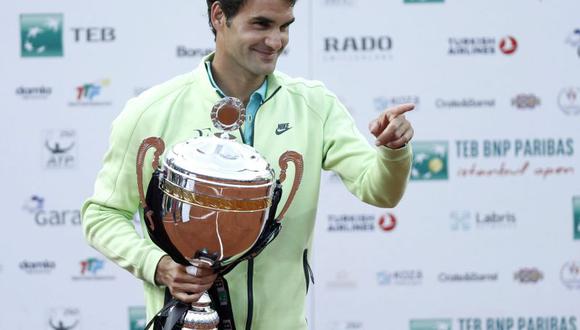 Roger Federer se corona campeón en Torneo de Estambul