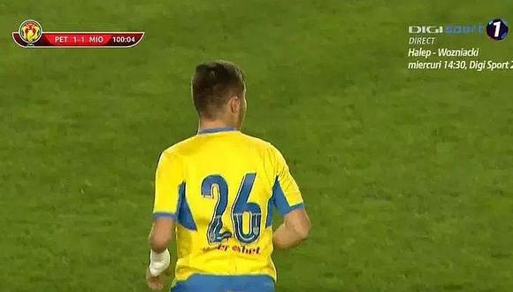 Futbolista rumano debuta pese a no tener mano izquierda