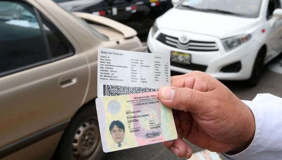 MTC amplía vigencia de licencias de conducir hasta el 2022 y establece cronograma para revalidarlas. (Foto: Andina)