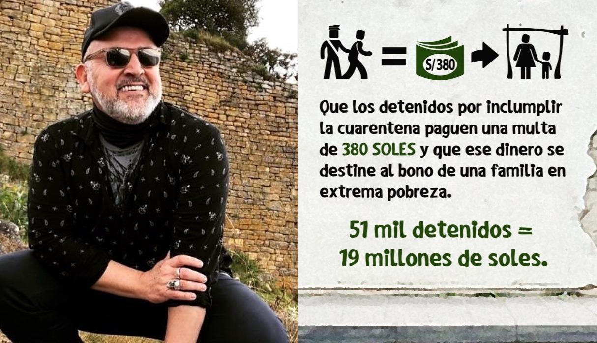 El periodista Beto Ortiz utilizó sus redes sociales para lanzar propuesta en tiempos de pandemia. (Foto: @betoortiz28)