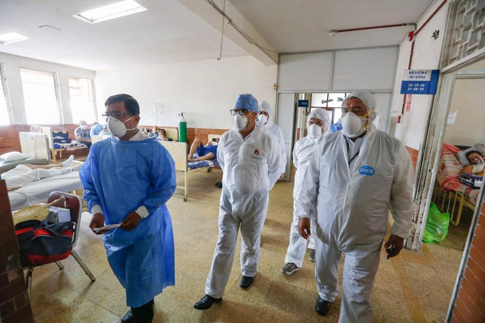 El Ministro de Salud Victor Zamora inspeccionó el Hospital Regional del Loreto