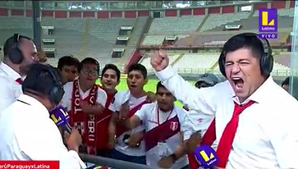 Perú venció 2-0 a Paraguay y clasificó al repechaje del Mundial de Qatar 2022. (Foto: Captura Latina).