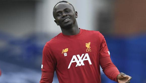 Sadio Mané fue titular y jugó todo el partido ante Everton. (Foto: AFP)