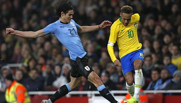 Edinson Cavani responde tras 'bronca' con Neymar en el Brasil-Uruguay