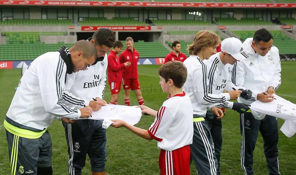 Real Madrid: Entrenamiento con presencia de niños en Australia [GALERÍA]