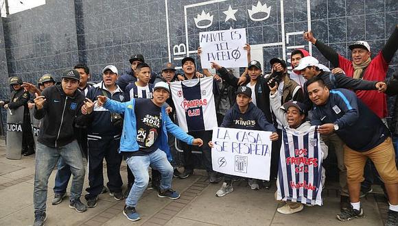 Alianza Lima agradece a hinchas por defenderlo de invasión evangelista