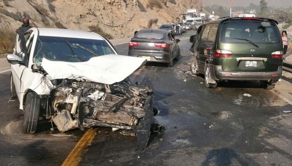 Accidente ocurrió a la altura del kilómetro 43 de la carretera Central, distrito de Matucana, provincia de Huarochirí, región Lima.