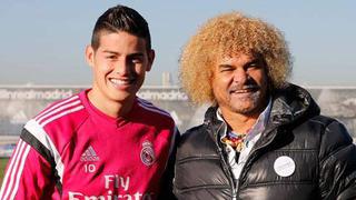James Rodríguez recibió la visita de Carlos 'Pibe' Valderrama [VIDEO]