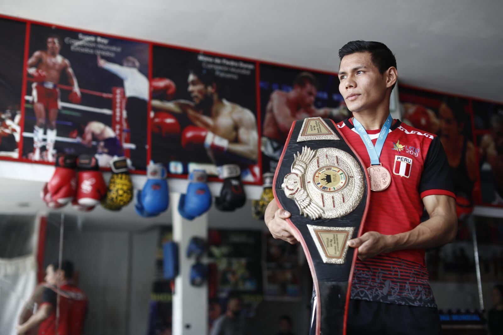 El boxeador Leodan Pezo ganó el Bronce para Perú en los Juegos Panamericanos Lima 2019. (Perú21/ César Campos)