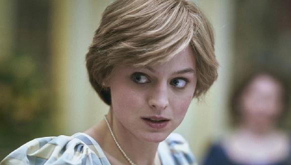 Emma Corrin, con su papel de Lady Diana en la cuarta temporada de "The Crown", se llevó el premio a Mejor actriz de serie dramática. (Foto: Netflix)