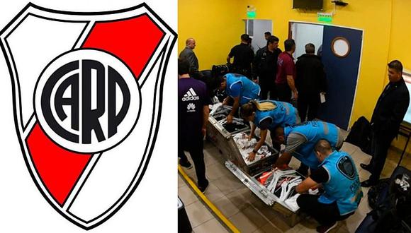 Insólita inspección policial en el camerino de River Plate a minutos de la final