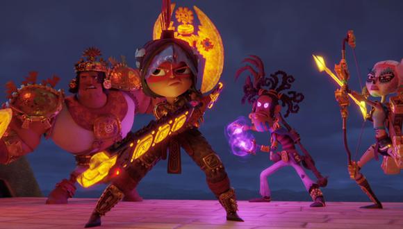 Netflix estrenó el tráiler de “Maya y los tres” su nueva serie animada. (Foto: Netflix)