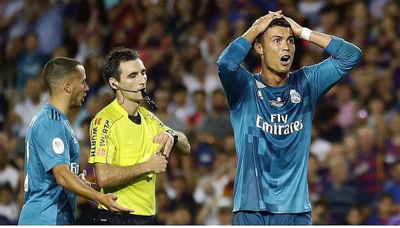 Cristiano Ronaldo podría ser suspendido hasta 12 partidos por empujón al árbitro