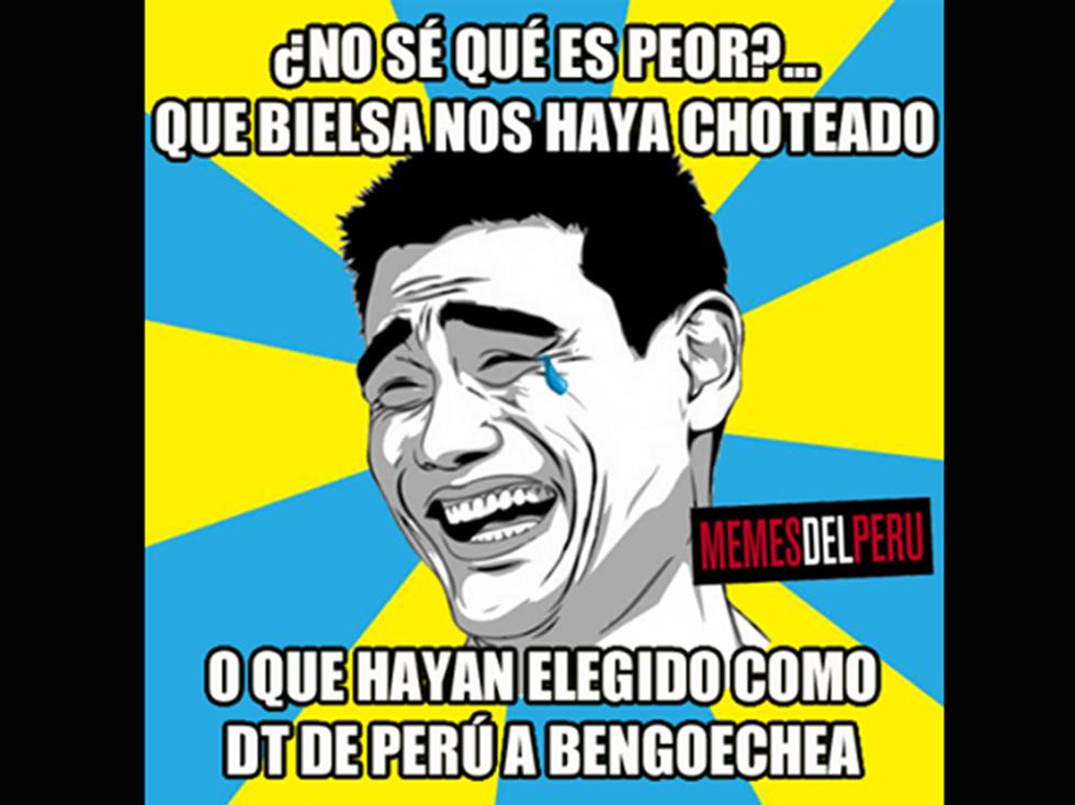 Los memes tras la negativa de Bielsa y el nombramiento de Bengoechea como DT de Perú