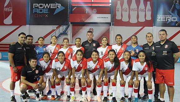 Perú debuta ante Chile en el Sudamericano de Futsal Femenino sub 20