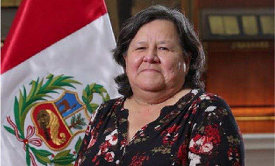 Ministra Ariela Luna del Midis dios los pormenores sobre el cobro de la bonificación a familia vulnerables ( Presidencia).