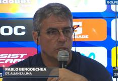 Alianza Lima | Pablo Bengoechea analizó el rendimiento de sus refuerzos tras el partido ante Millonarios