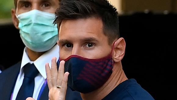 El periodista de Esporte Interactivo, Marcelo Bechler revela que Lionel Messi seguirá su carrera en el Manchester Ciy de Pep Guardiola. FOTO: AFP