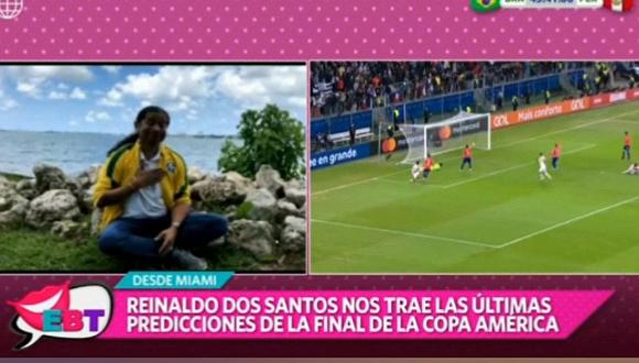 ​Perú vs. Brasil | Reinaldo Dos Santos y el vaticinió que pone a Perú como nuevo campeón de la Copa América 2019 | VIDEO