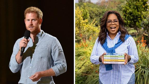 Oprah Winfrey y el príncipe Harry serán los presentadores de una serie documental sobre la salud mental. (Foto: Instagram @oprah / Valerie Macon / AFP)