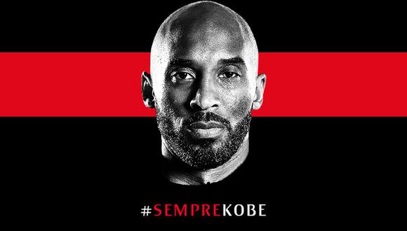 El homenaje de Milan a Kobe Bryant, uno de sus afamados fanáticos en el mundo. (Foto: @acmilan)