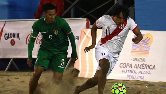 Copa América de Fútbol Playa: Perú cayó por 8-7 ante Bolivia en su debut
