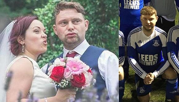 Exfutbolista se casa y lo encuentran muerto durante la fiesta de su boda 