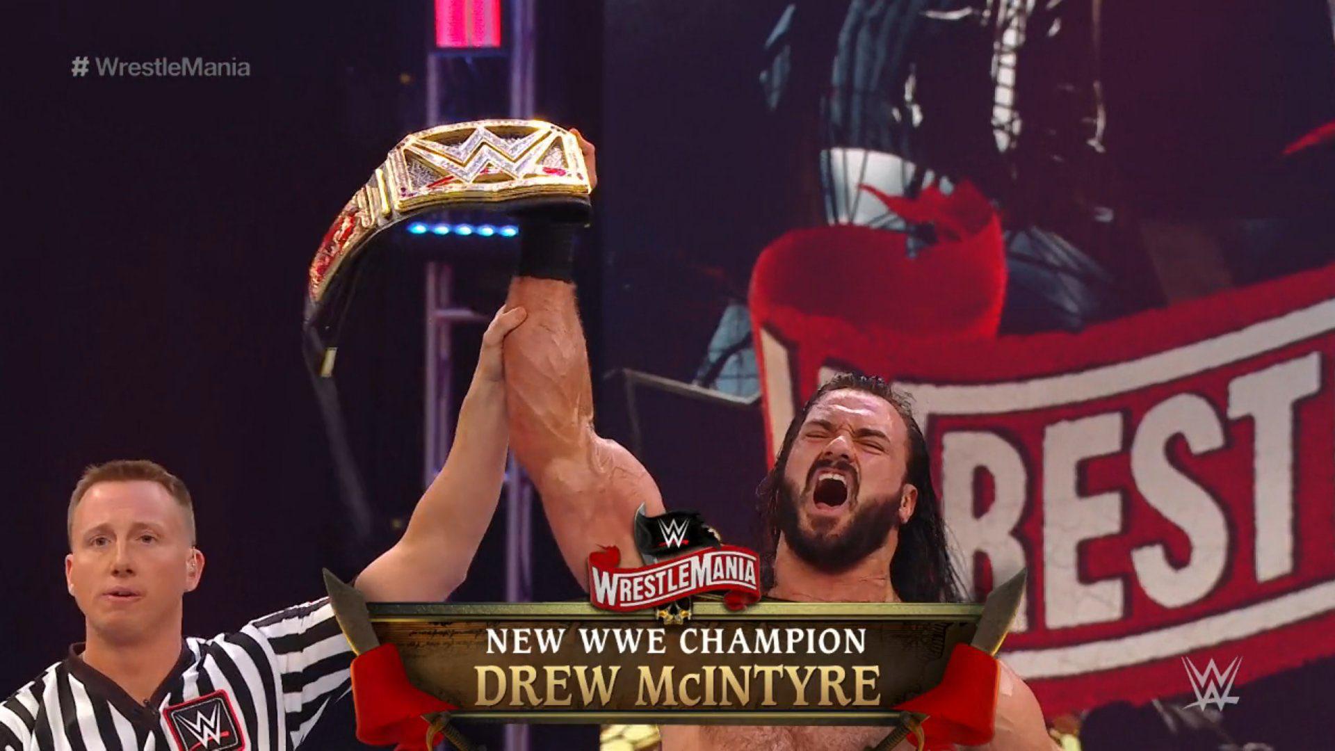 DREW MCINTYRE  NUEVO CAMPEÓN DE WWE