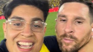 Lionel Messi fue el objetivo de hincha que invadió el campo para una foto | VIDEO
