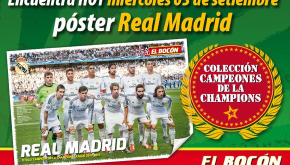 No te pierdas hoy miércoles el póster de Real Madrid 2013-2014