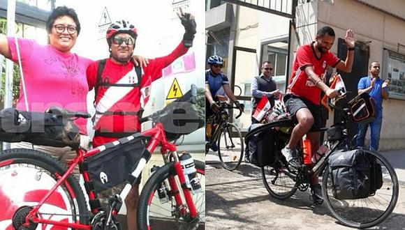Rusia 2018: un peruano y un egipcio viajarán al Mundial en bicicleta 